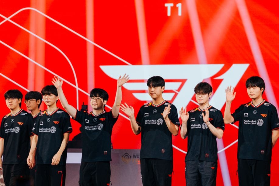 T1 at the 2025 World Finals.