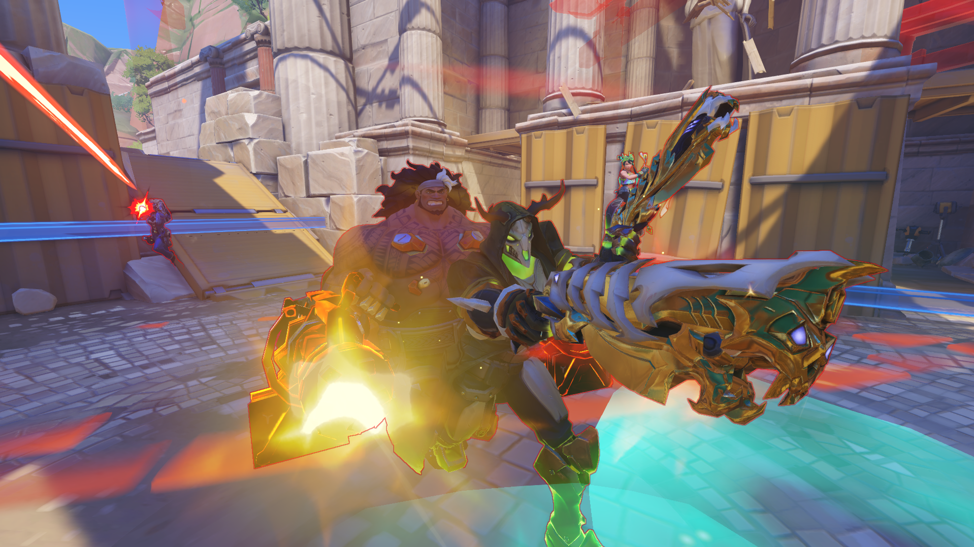 Infekted and zeruhh anchor down Illios against the Dallas Fuel
