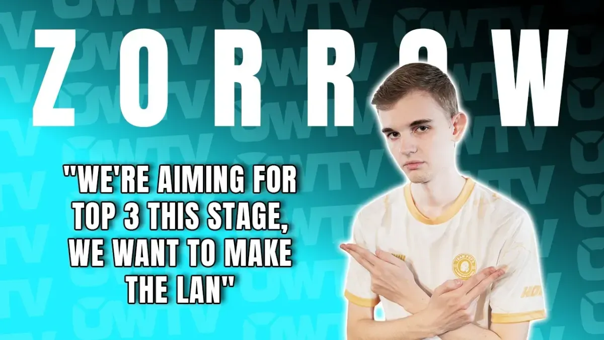 🎥 Interview: Zorrow: "We're aiming for top 3 this stage, we want to make the lan" | Team Peps