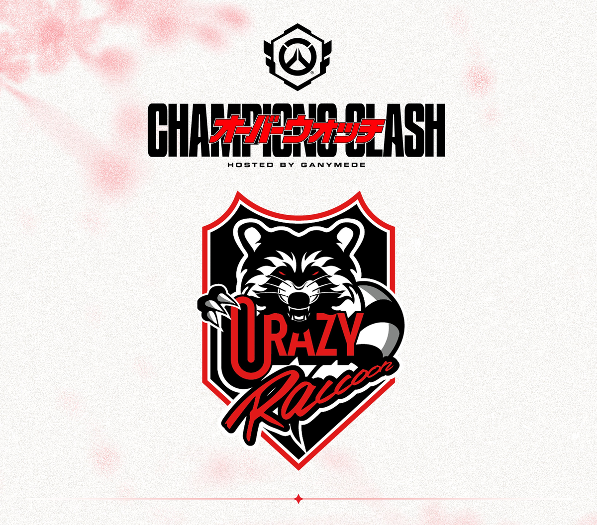 Crazy Raccoon Champions Clash qualification graphic. Image by Overwatch Esports Asia.
