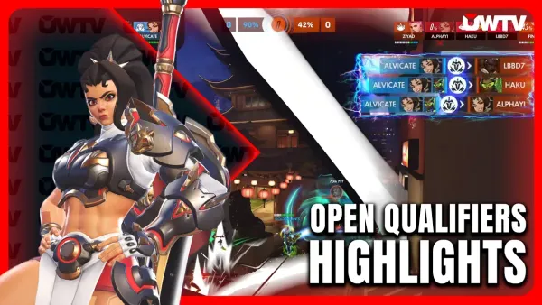 ⭐  Best plays from OWCS Open Qualifiers | Feat. AlphaYi, Ade, Alvicates, SirMajed and more